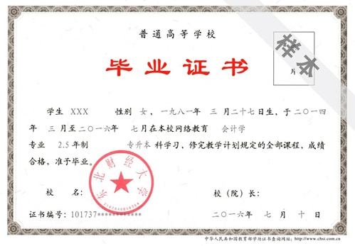 東財網(wǎng)絡教育本科證書 
