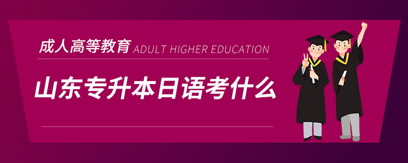山東專(zhuān)升本日語(yǔ)考什么