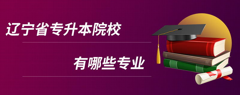 遼寧省專升本院校有哪些專業(yè)