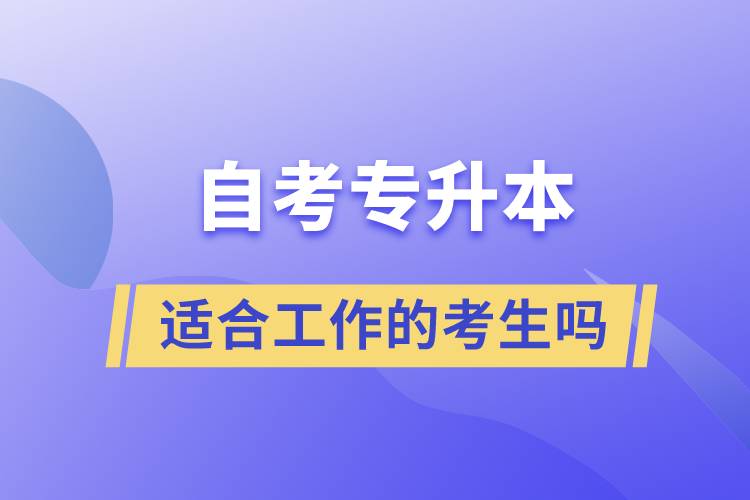 一起了解自考專(zhuān)升本的特點(diǎn)，適合工作忙的人報(bào)考么？