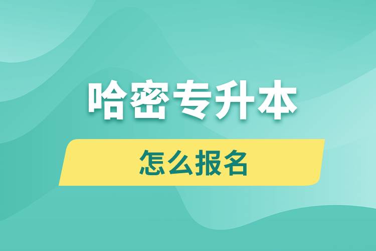 哈密專升本網(wǎng)站入口和怎么報(bào)名