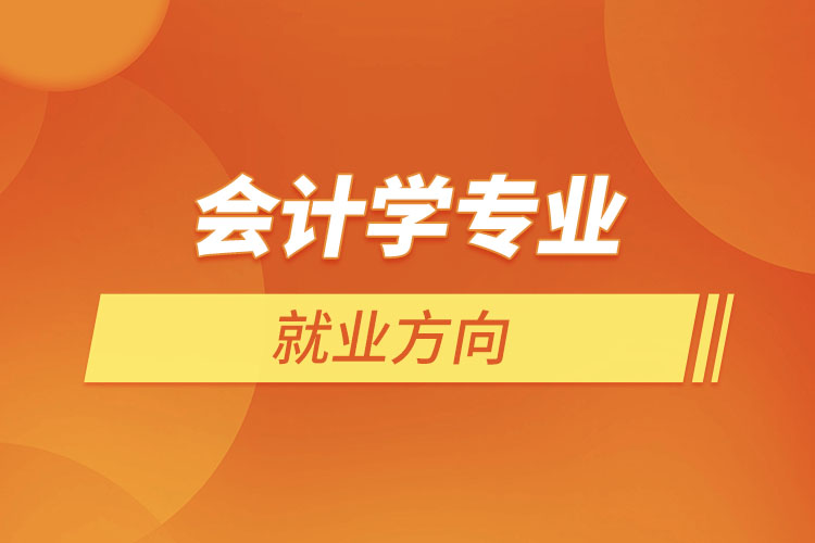 會(huì)計(jì)學(xué)專(zhuān)業(yè)就業(yè)方向