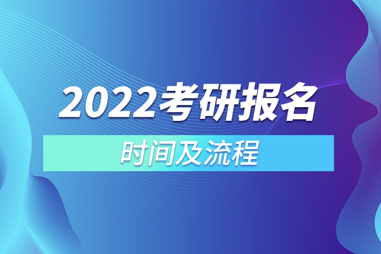 2022考研報名時間及流程