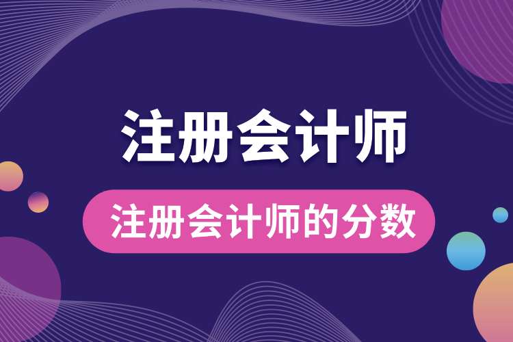 注冊會計師的分?jǐn)?shù).jpg
