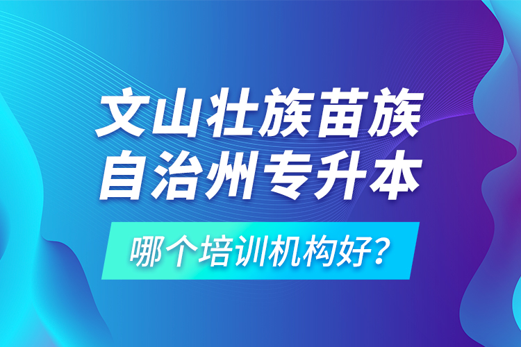 文山壯族苗族自治州專升本哪個培訓(xùn)機(jī)構(gòu)好？