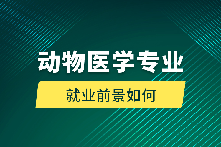 動物醫(yī)學(xué)專業(yè)就業(yè)前景如何